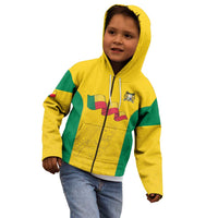 Custom Benin Football Kid Hoodie Go Champions Les Guepards - Wonder Print Shop