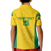 Custom Benin Football Kid Polo Shirt Go Champions Les Guepards - Wonder Print Shop
