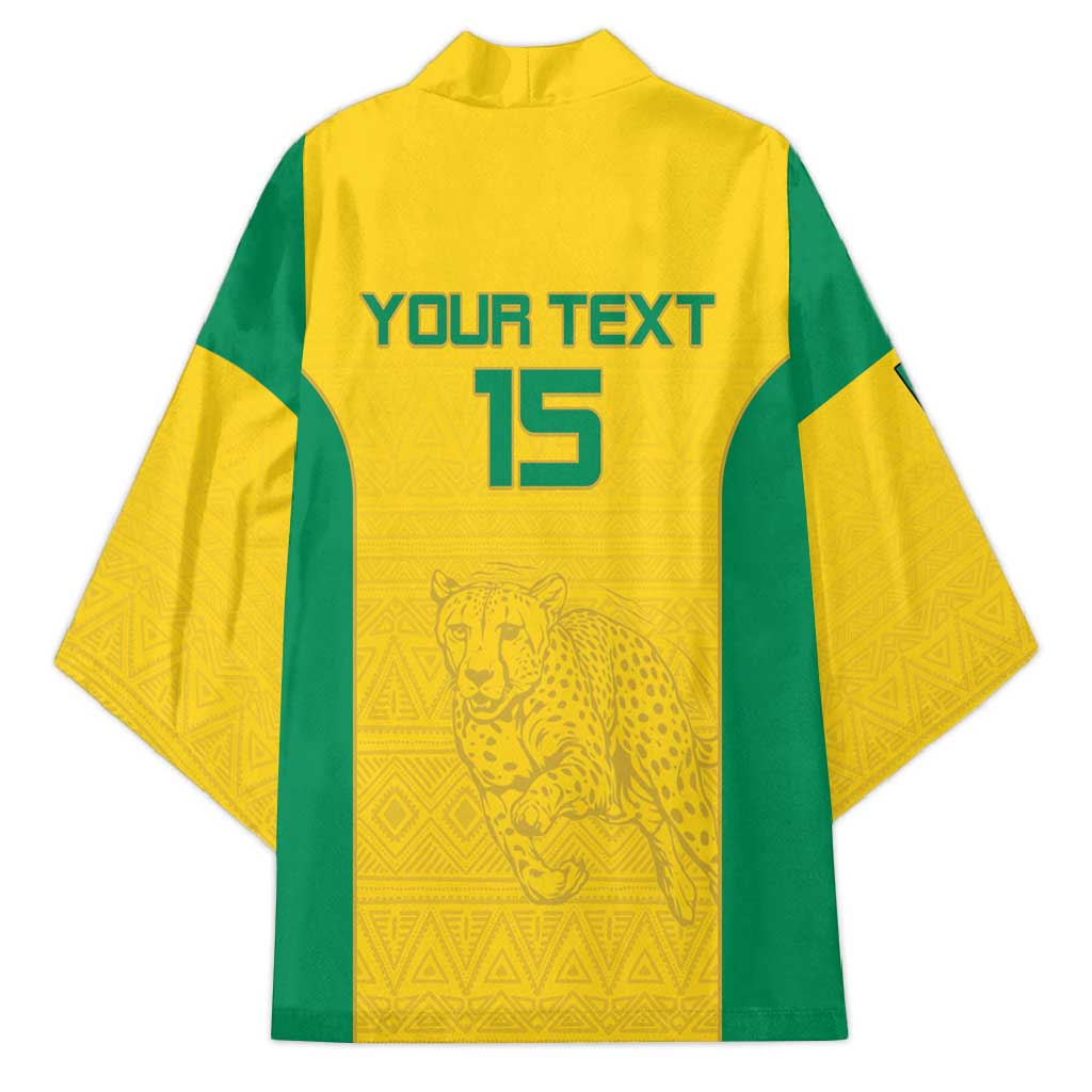 Custom Benin Football Kimono Go Champions Les Guepards - Wonder Print Shop