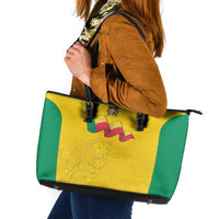 Benin Football Leather Tote Bag Go Champions Les Guepards - Wonder Print Shop
