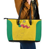 Benin Football Leather Tote Bag Go Champions Les Guepards - Wonder Print Shop