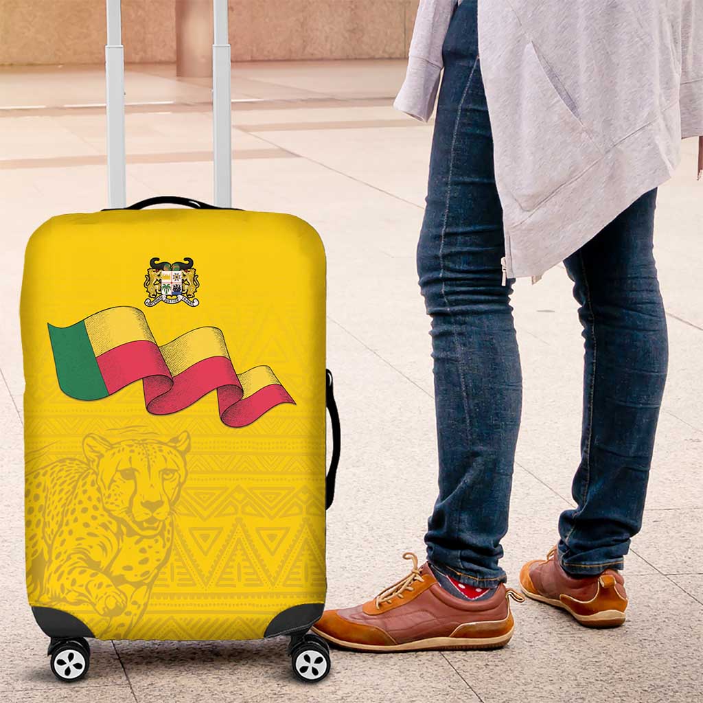 Benin Football Luggage Cover Go Champions Les Guepards - Wonder Print Shop