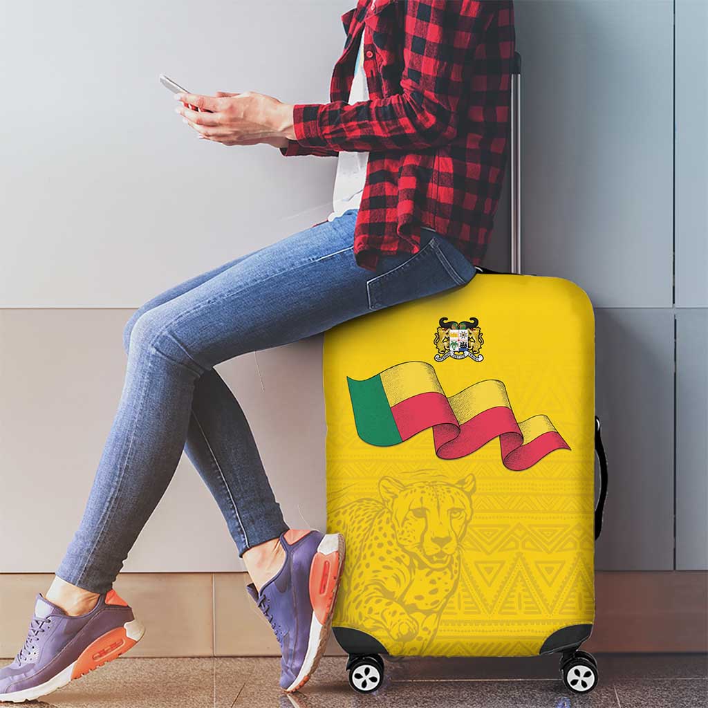 Benin Football Luggage Cover Go Champions Les Guepards - Wonder Print Shop
