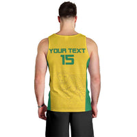 Custom Benin Football Men Tank Top Go Champions Les Guepards - Wonder Print Shop