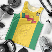 Custom Benin Football Men Tank Top Go Champions Les Guepards - Wonder Print Shop