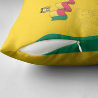 Benin Football Pillow Cover Go Champions Les Guepards - Wonder Print Shop