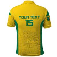 Custom Benin Football Polo Shirt Go Champions Les Guepards - Wonder Print Shop