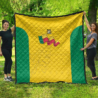 Benin Football Quilt Go Champions Les Guepards - Wonder Print Shop