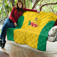 Benin Football Quilt Go Champions Les Guepards - Wonder Print Shop