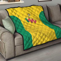 Benin Football Quilt Go Champions Les Guepards - Wonder Print Shop