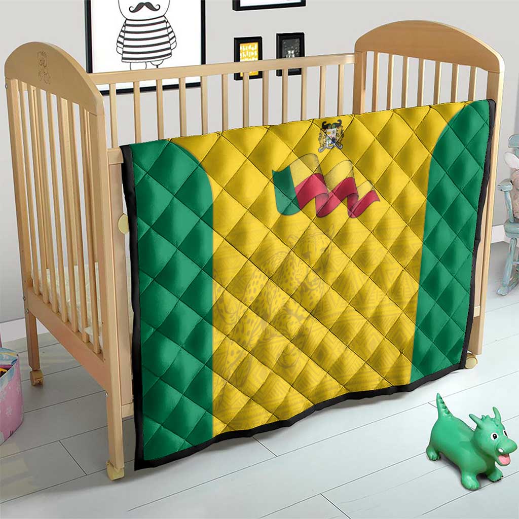 Benin Football Quilt Go Champions Les Guepards - Wonder Print Shop