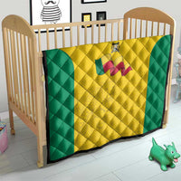 Benin Football Quilt Go Champions Les Guepards - Wonder Print Shop