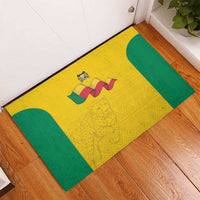 Benin Football Rubber Doormat Go Champions Les Guepards - Wonder Print Shop