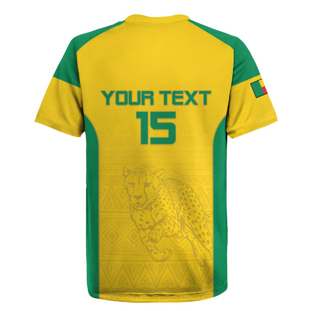 Custom Benin Football Rugby Jersey Go Champions Les Guepards - Wonder Print Shop
