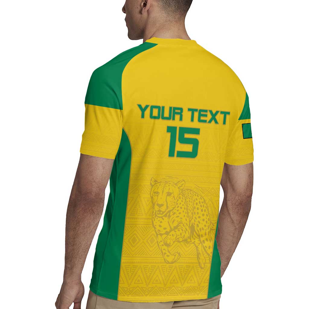 Custom Benin Football Rugby Jersey Go Champions Les Guepards - Wonder Print Shop