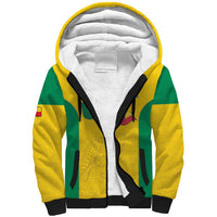 Custom Benin Football Sherpa Hoodie Go Champions Les Guepards - Wonder Print Shop