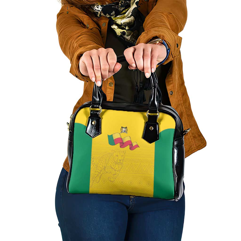 Benin Football Shoulder Handbag Go Champions Les Guepards - Wonder Print Shop