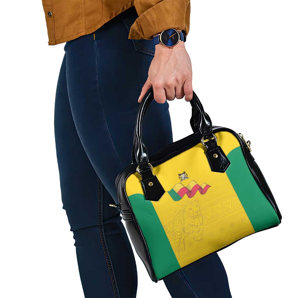 Benin Football Shoulder Handbag Go Champions Les Guepards - Wonder Print Shop