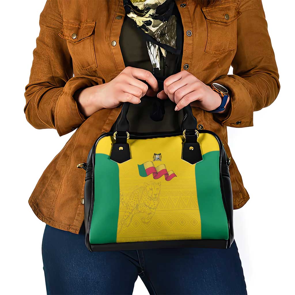 Benin Football Shoulder Handbag Go Champions Les Guepards - Wonder Print Shop
