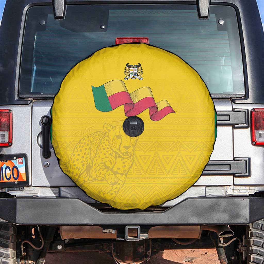 Benin Football Spare Tire Cover Go Champions Les Guepards - Wonder Print Shop