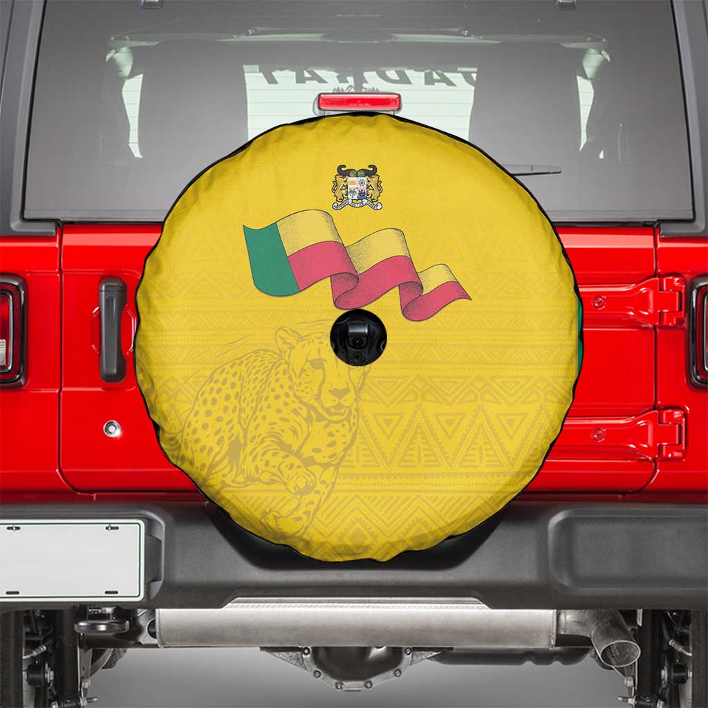 Benin Football Spare Tire Cover Go Champions Les Guepards - Wonder Print Shop