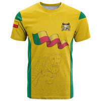 Custom Benin Football T Shirt Go Champions Les Guepards - Wonder Print Shop