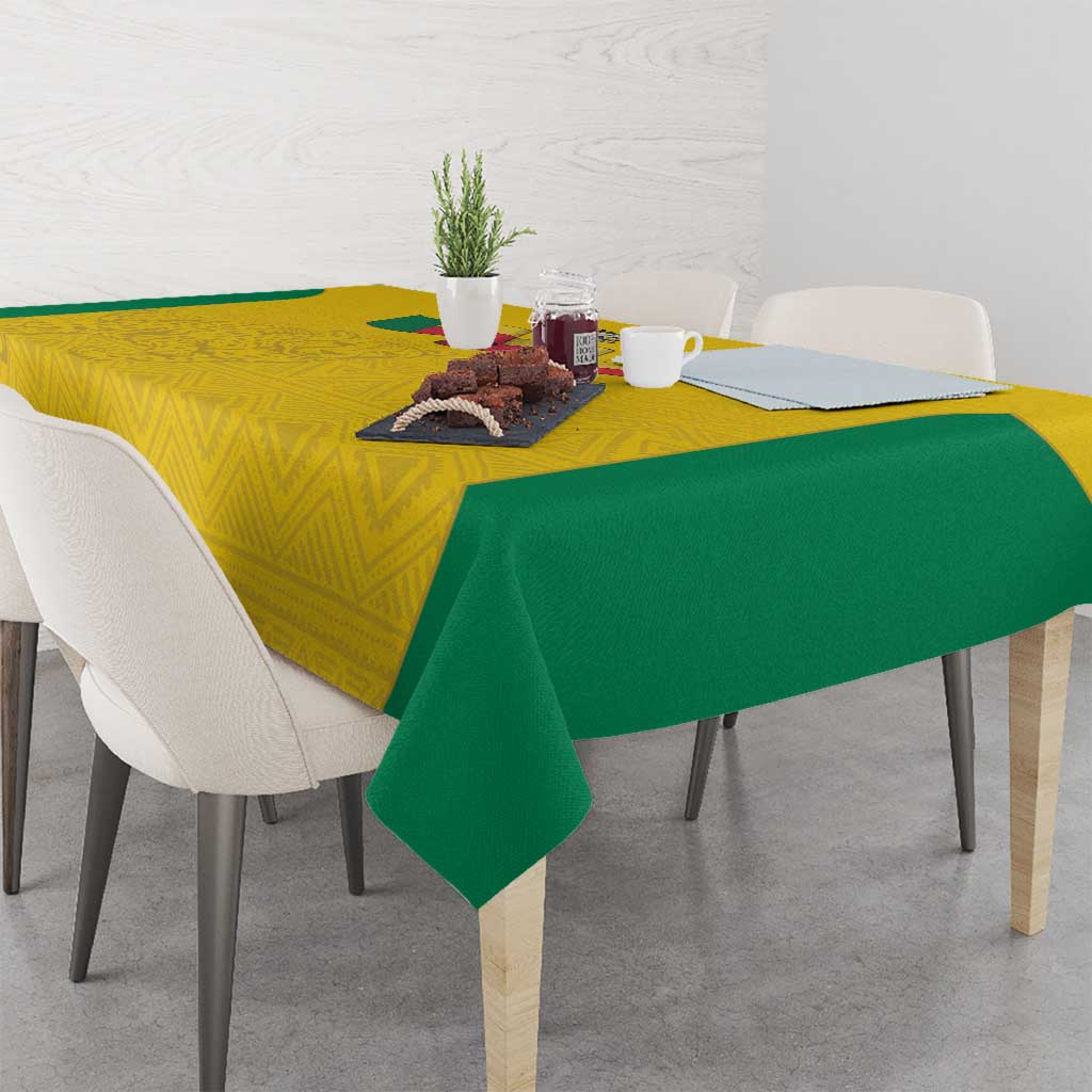 Benin Football Tablecloth Go Champions Les Guepards - Wonder Print Shop