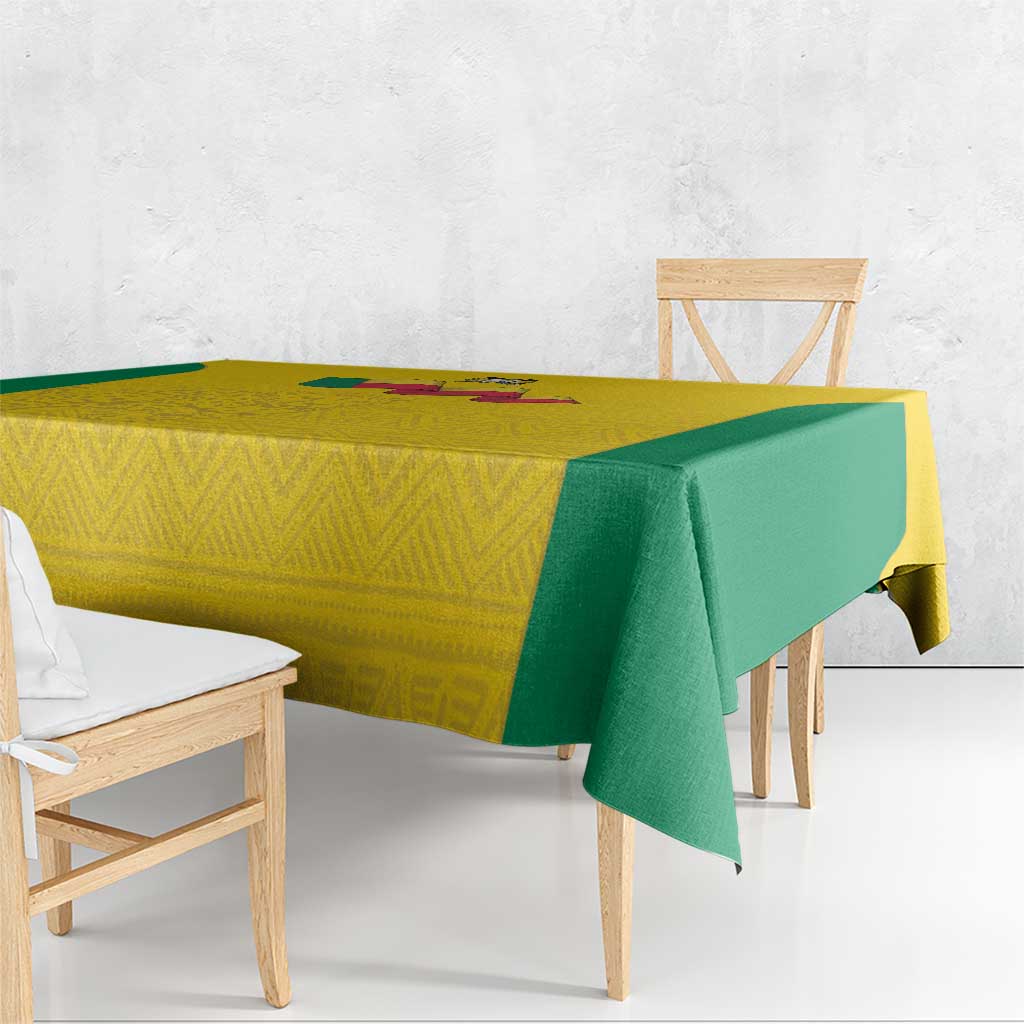 Benin Football Tablecloth Go Champions Les Guepards - Wonder Print Shop