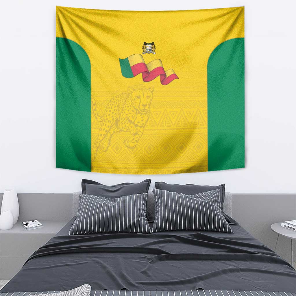 Benin Football Tapestry Go Champions Les Guepards - Wonder Print Shop
