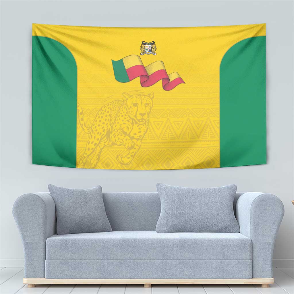 Benin Football Tapestry Go Champions Les Guepards - Wonder Print Shop