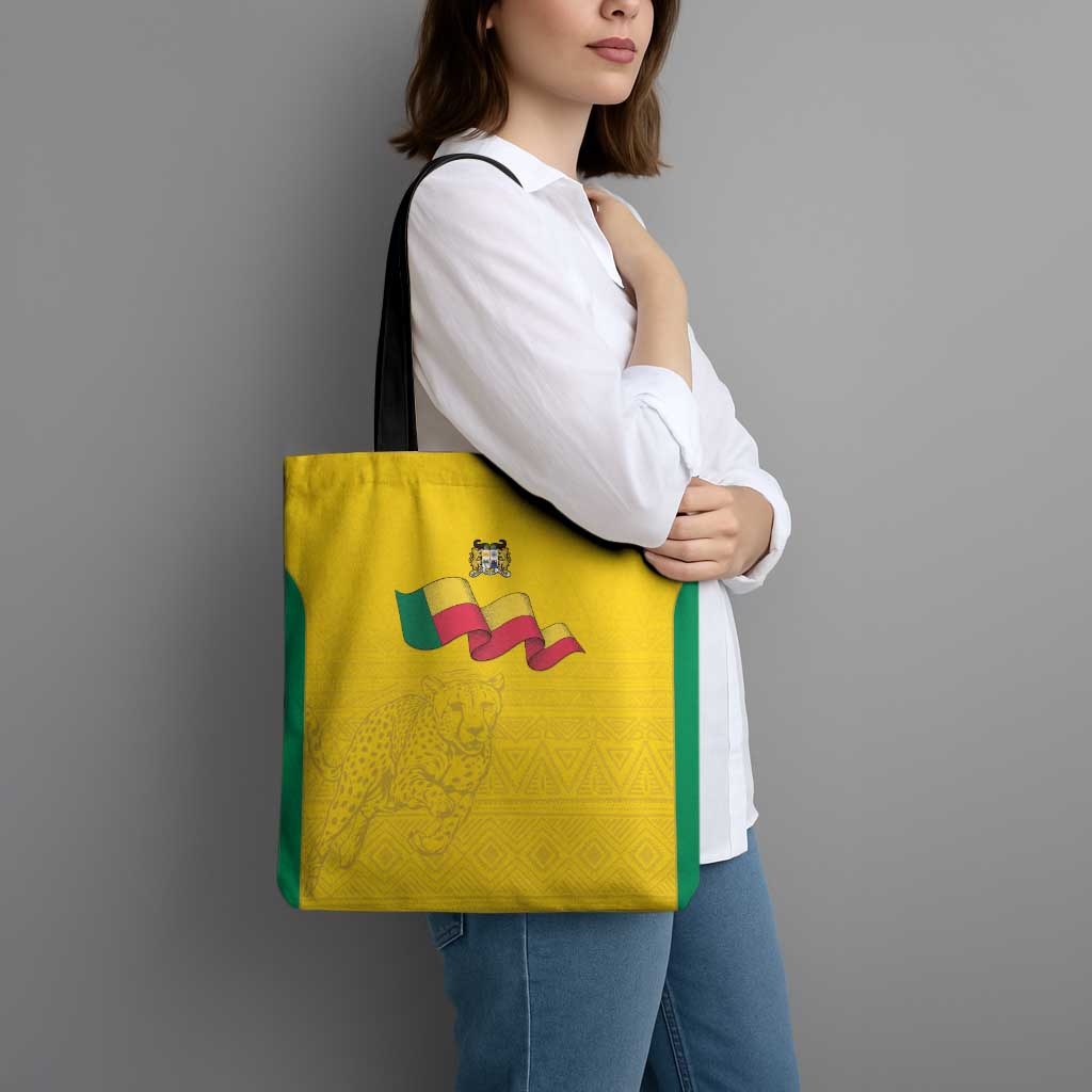 Benin Football Tote Bag Go Champions Les Guepards - Wonder Print Shop