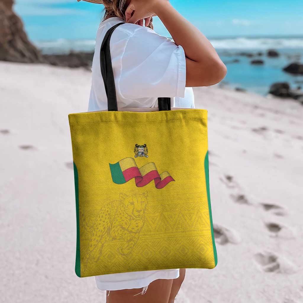 Benin Football Tote Bag Go Champions Les Guepards - Wonder Print Shop