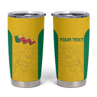 Custom Benin Football Tumbler Cup Go Champions Les Guepards - Wonder Print Shop