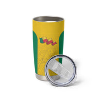 Custom Benin Football Tumbler Cup Go Champions Les Guepards - Wonder Print Shop