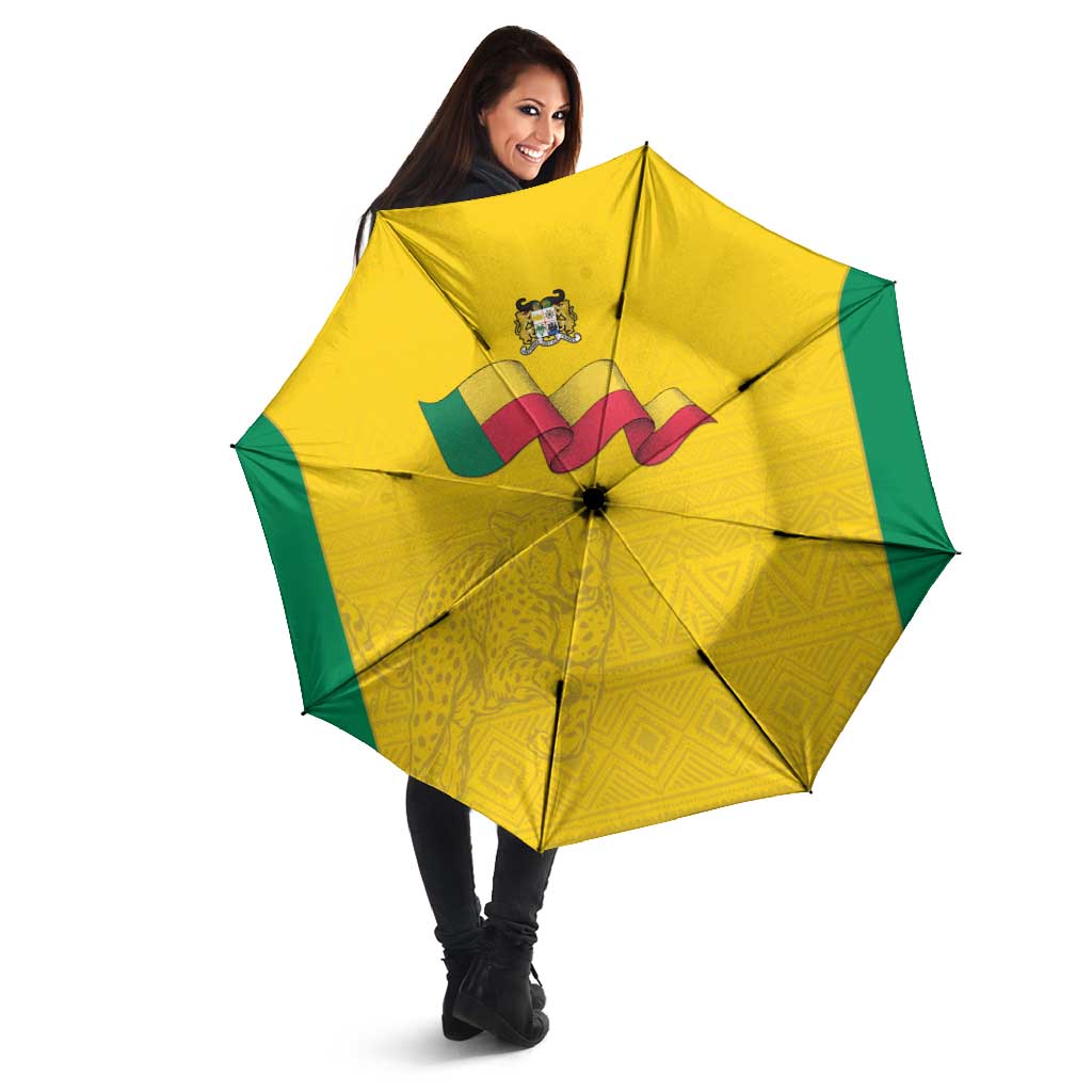 Benin Football Umbrella Go Champions Les Guepards - Wonder Print Shop