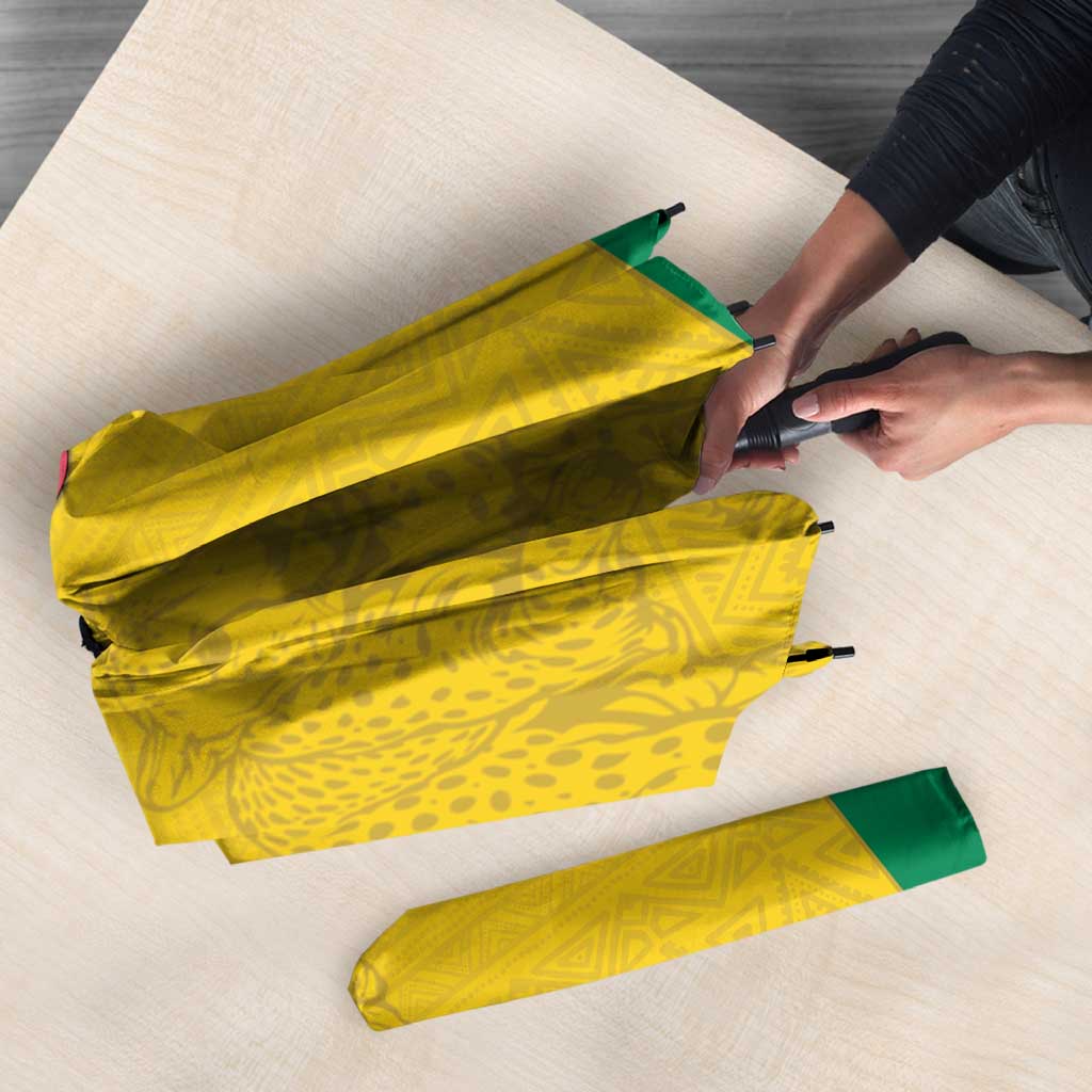 Benin Football Umbrella Go Champions Les Guepards - Wonder Print Shop