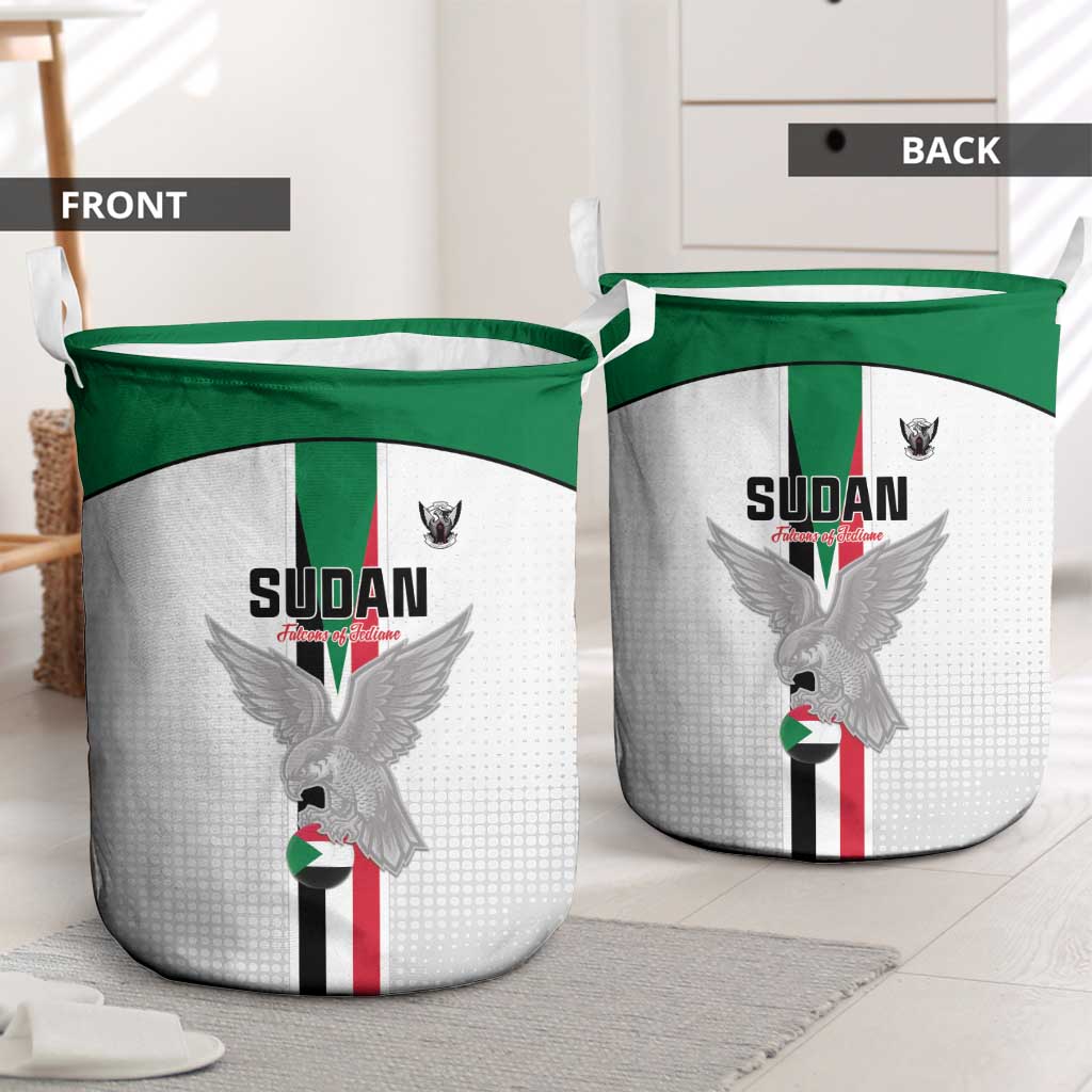 Sudan Football Laundry Basket Go Champions Falcons of Jediane - Wonder Print Shop