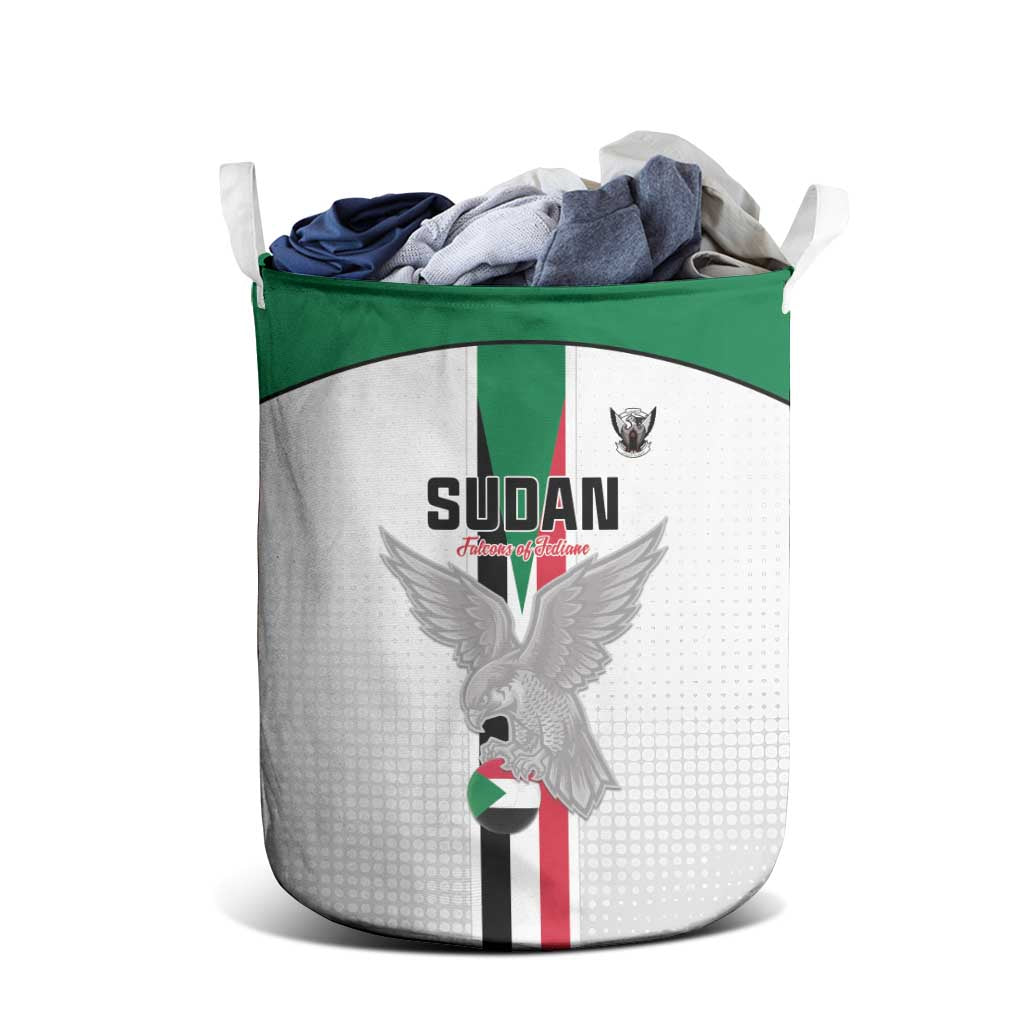 Sudan Football Laundry Basket Go Champions Falcons of Jediane - Wonder Print Shop