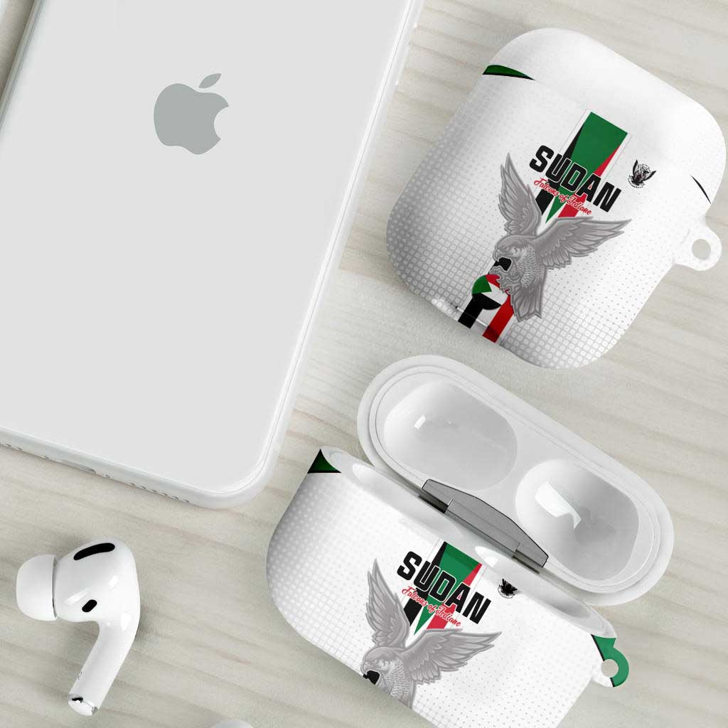 Sudan Football AirPods Case Go Champions Falcons of Jediane - Wonder Print Shop