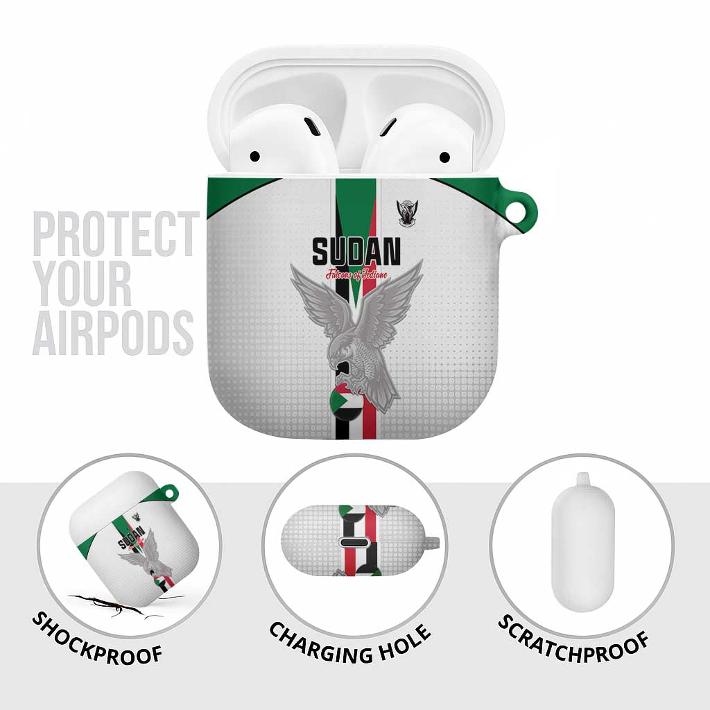 Sudan Football AirPods Case Go Champions Falcons of Jediane - Wonder Print Shop