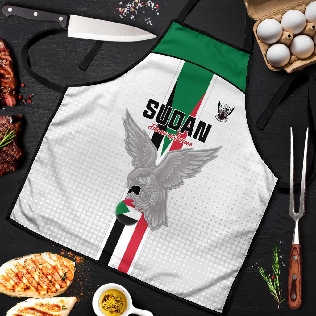 Sudan Football Apron Go Champions Falcons of Jediane - Wonder Print Shop
