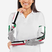 Custom Sudan Football Arm Sleeves Go Champions Falcons of Jediane - Wonder Print Shop