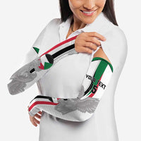Custom Sudan Football Arm Sleeves Go Champions Falcons of Jediane - Wonder Print Shop