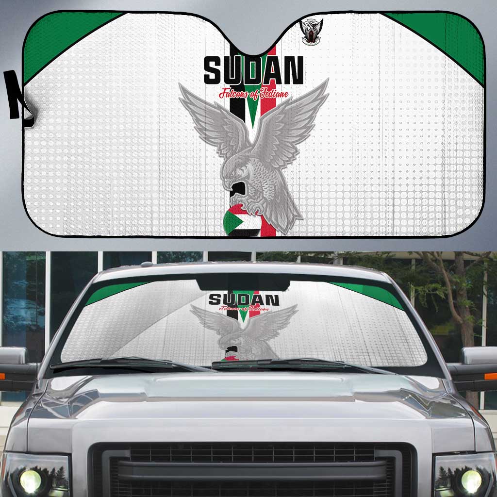 Sudan Football Auto Sun Shade Go Champions Falcons of Jediane - Wonder Print Shop