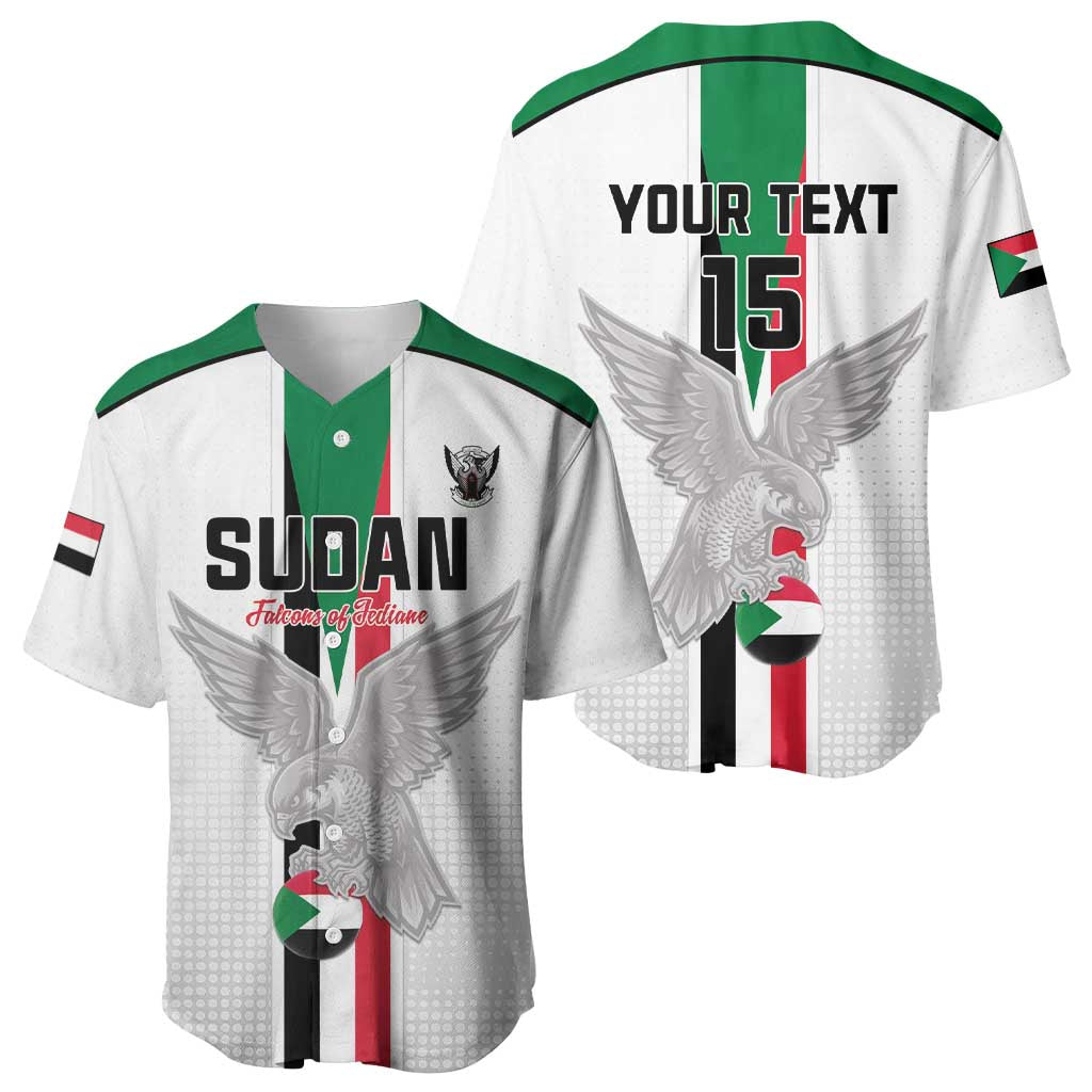 Custom Sudan Football Baseball Jersey Go Champions Falcons of Jediane - Wonder Print Shop