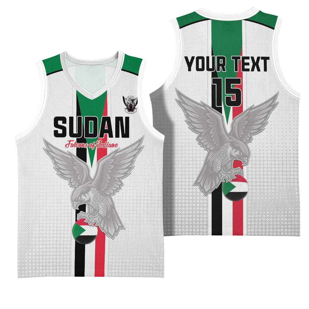 Custom Sudan Football Basketball Jersey Go Champions Falcons of Jediane - Wonder Print Shop