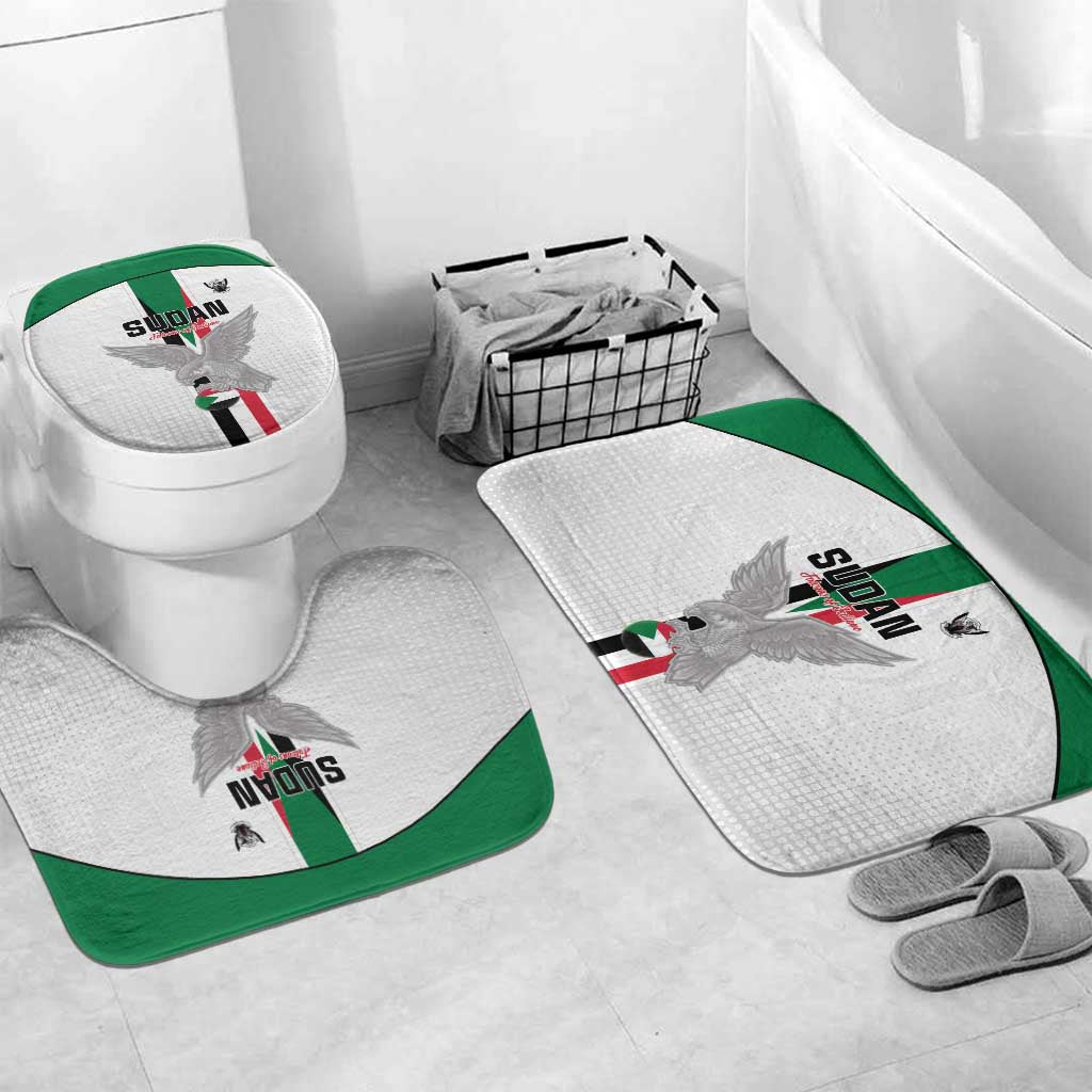 Sudan Football Bathroom Set Go Champions Falcons of Jediane - Wonder Print Shop