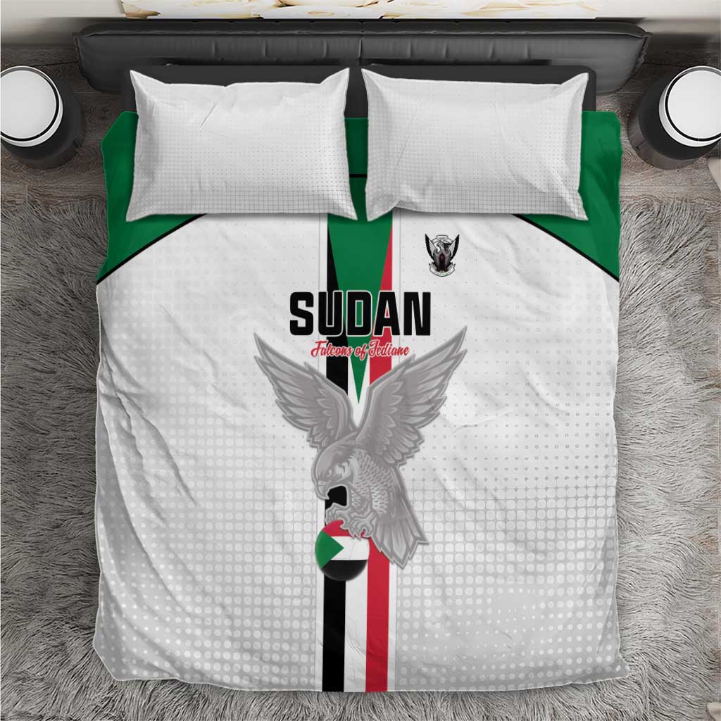 Sudan Football Bedding Set Go Champions Falcons of Jediane - Wonder Print Shop