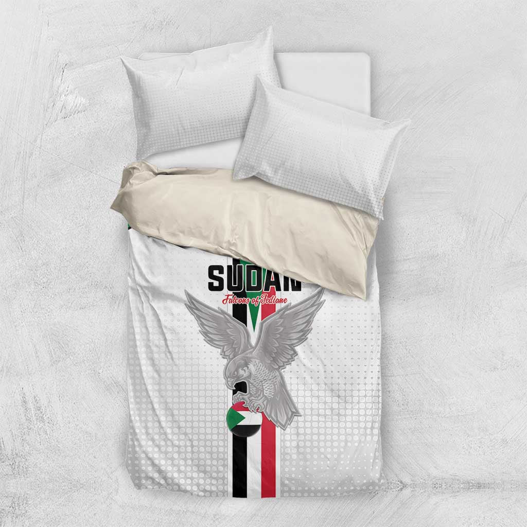 Sudan Football Bedding Set Go Champions Falcons of Jediane - Wonder Print Shop