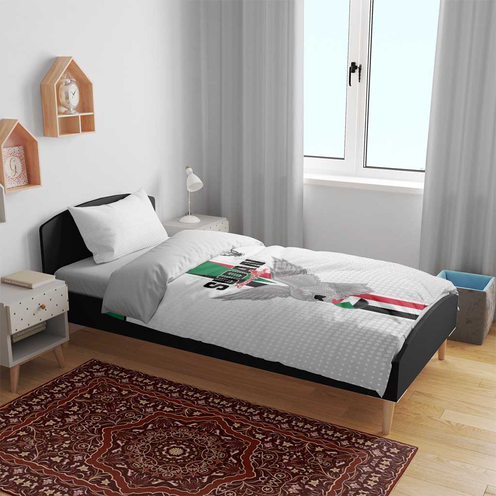 Sudan Football Bedding Set Go Champions Falcons of Jediane - Wonder Print Shop